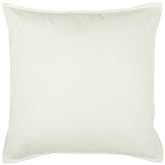 Ivory Solid Light Textured Modern Throw Pillow